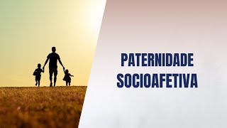 Paternidade socioafetiva [upl. by Ltney]