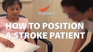 How To Position A Stroke Patient [upl. by Glassco528]