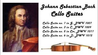 Johann Sebastian Bach  Cello suites in 432 Hz great for reading or studying [upl. by Gnart]