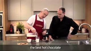 How to make a hot chocolate using an aerolatte milk frother [upl. by Eelir]