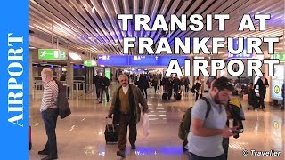 TRANSIT WALK AT FRANKFURT Airport FRA Terminal 1  Connection Flight Transfer Arriving amp Departing [upl. by Airbmac181]