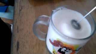 Aerolatte Review Frothing Cold Milk In Under 1 Minute [upl. by Nossah]